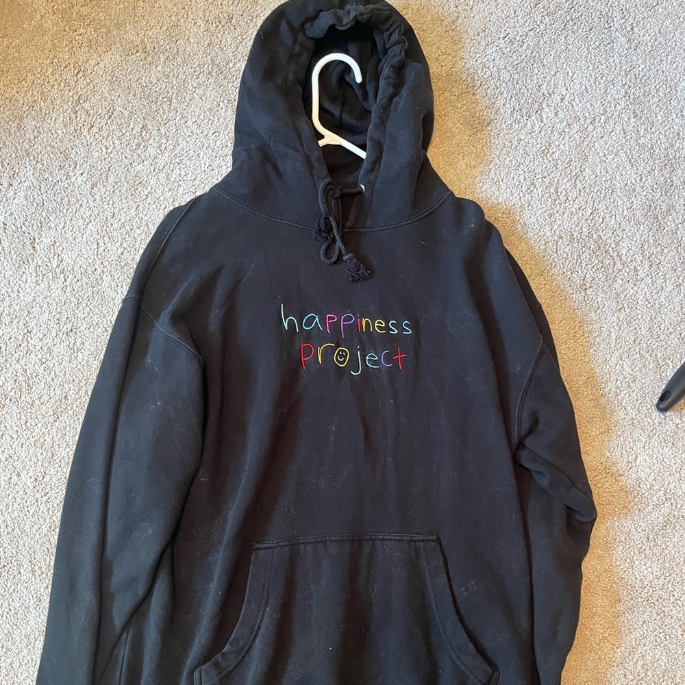 Oversized happiness project hoodie